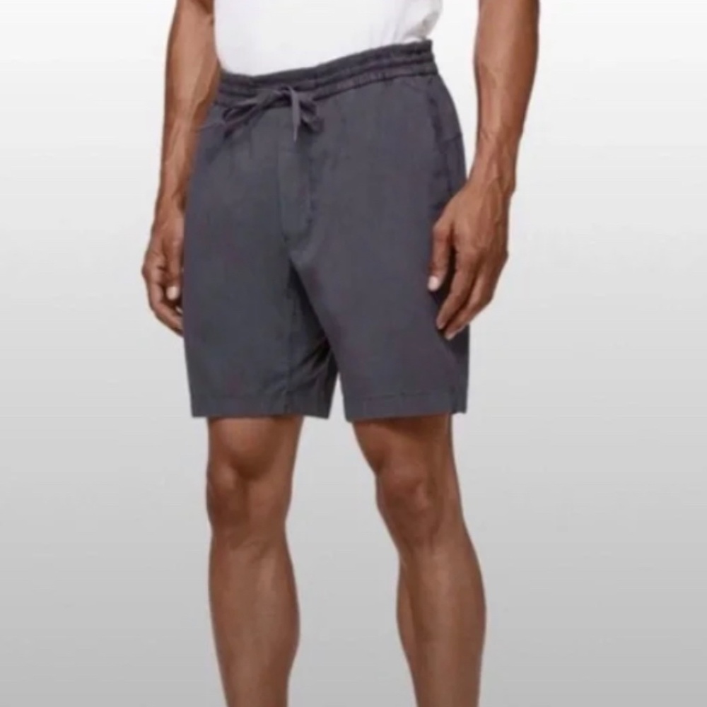 NWT Lululemon Bowline Short 8” Dye in Washed Moonwalk WSMW gray L Large